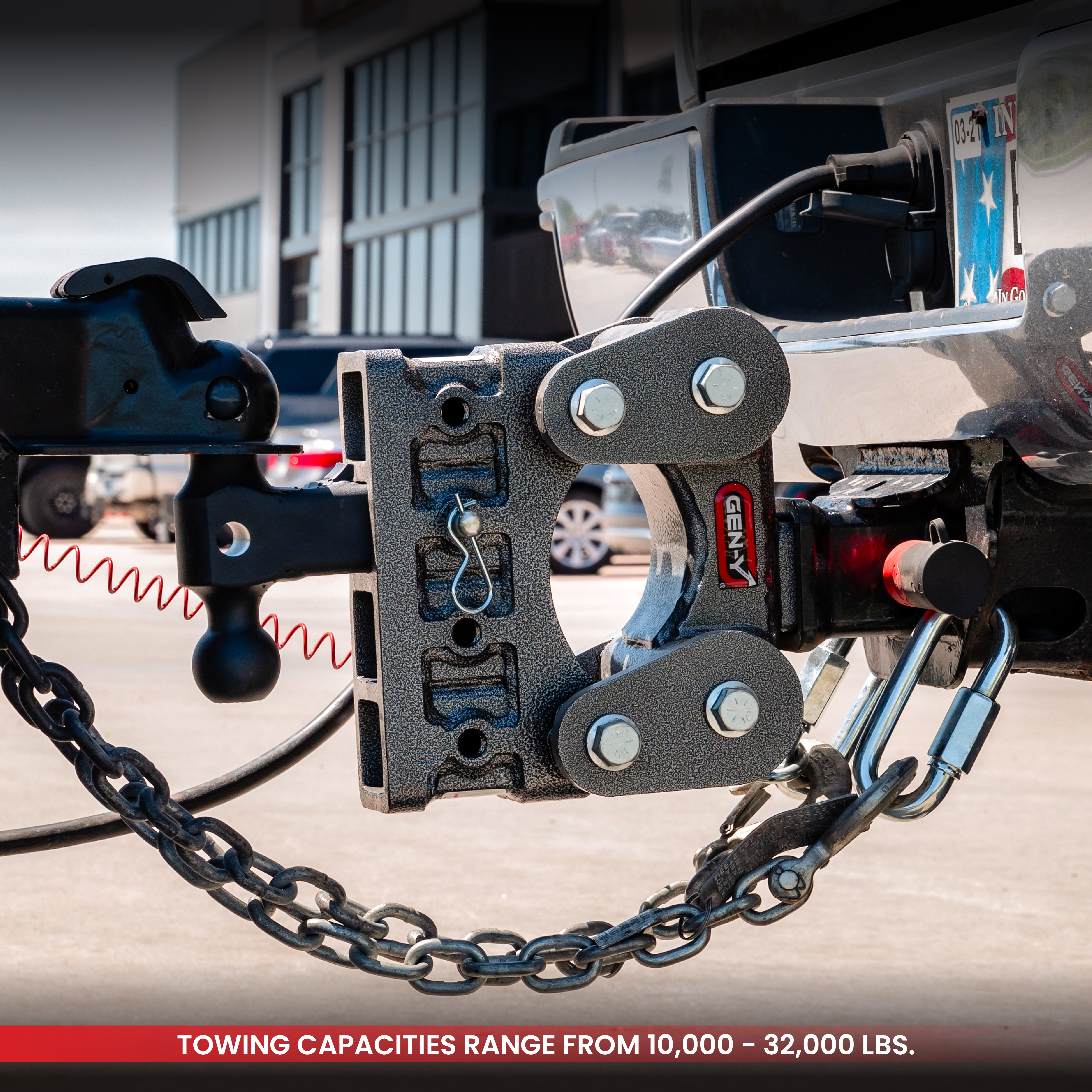 GEN-Y Hitch BOSS Torsion Flex Piastra Gancio Pintle