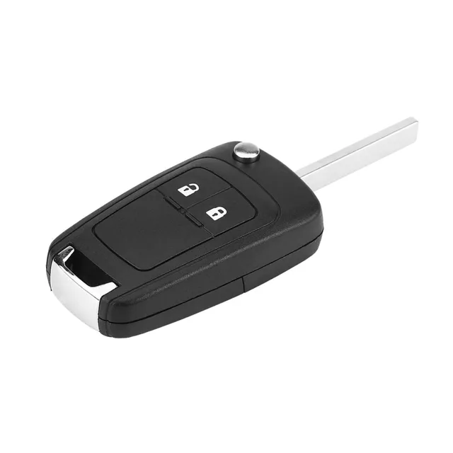 Kuuleyn Guscio Chiave Auto 2 Pulsanti Opel Astra Nero