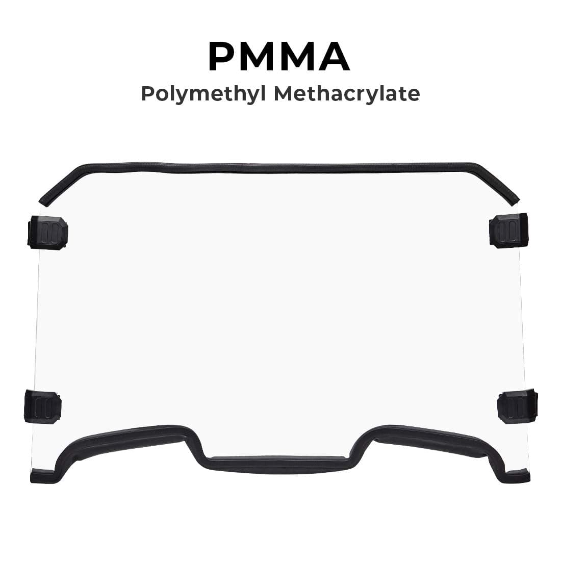 KEMIMOTO RZR B0110-01201CL parabrezza Polaris XP 1000 intero antiurto