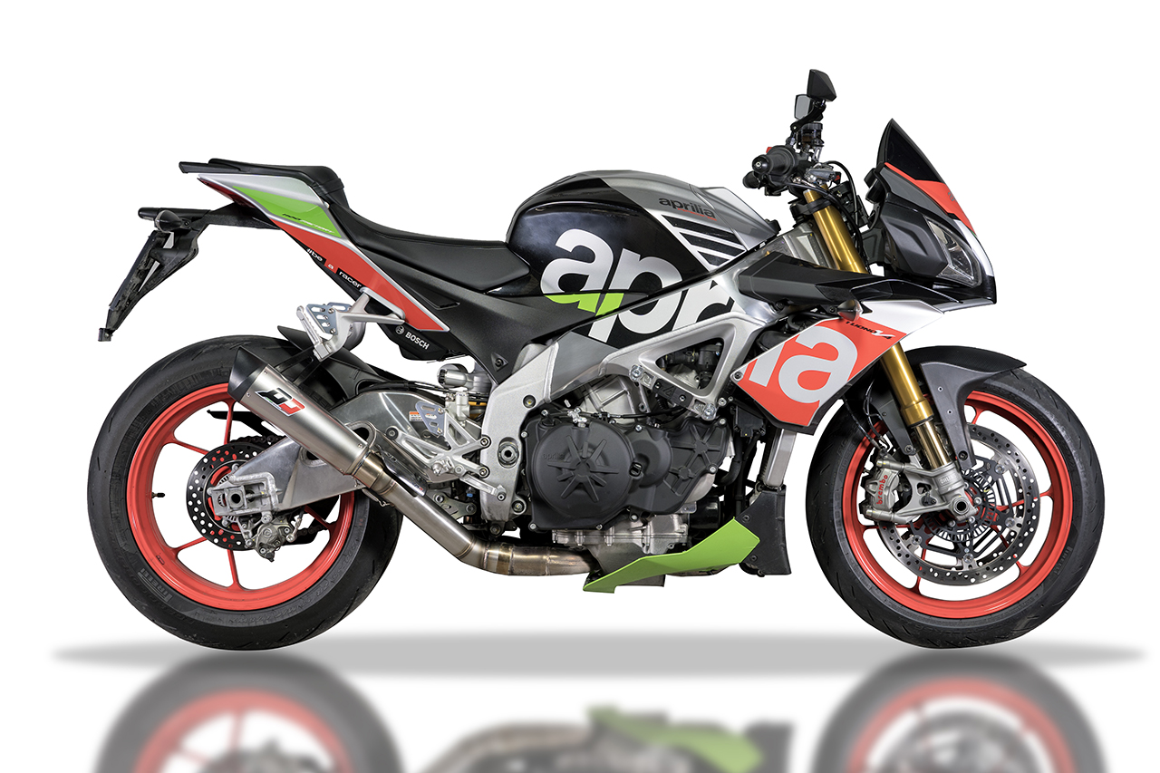 QD Exhaust Tri-Cone Racing slip-on titanio 60mm