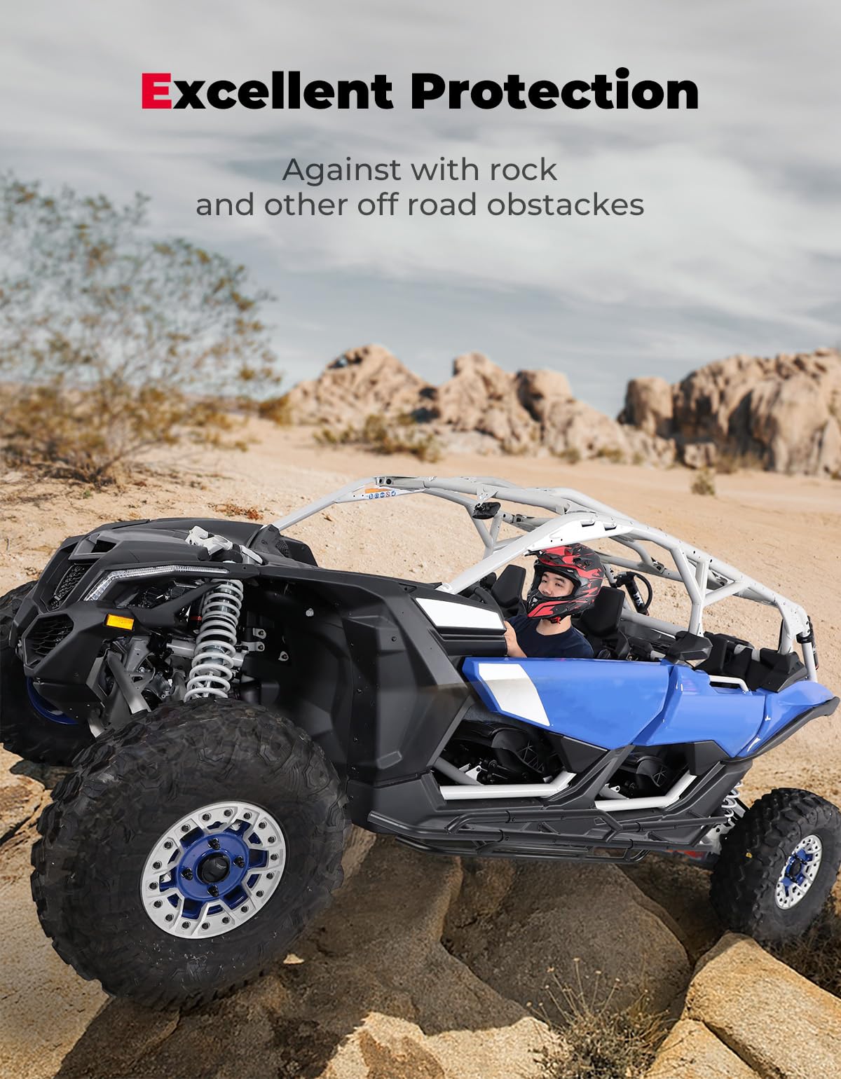 KEMIMOTO Maverick X3 MAX Pedane Laterali Acciaio Coppia