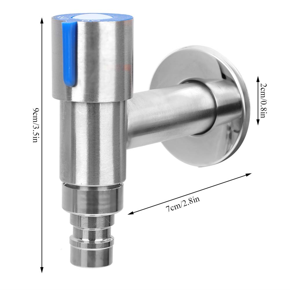 Kuuleyn rubinetto a parete G1/2 acciaio inox