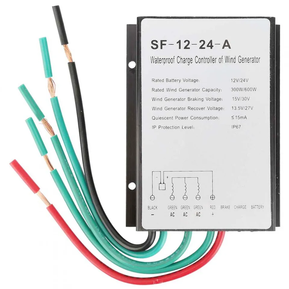 Kuuleyn SF-12-24-A regolatore carica eolico 12V 24V IP67