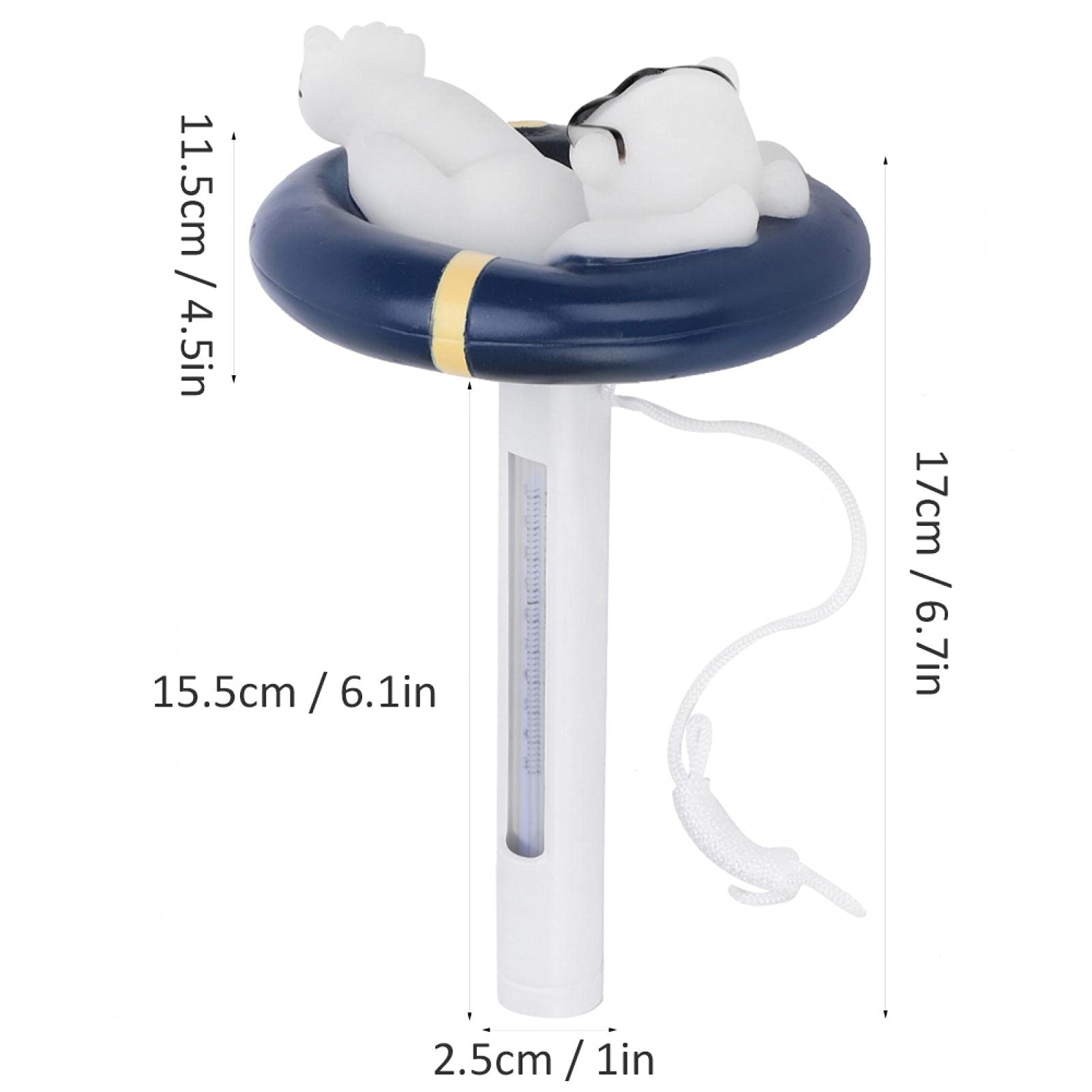 Kuuleyn Termometro Piscina Galleggiante Orso PVC