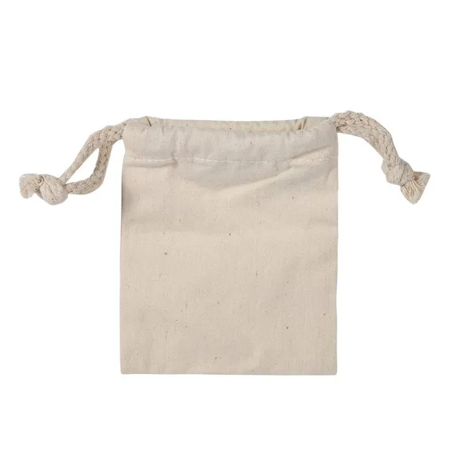 Kuuleyn sacchetto cotone 10x12 cm coulisse naturale