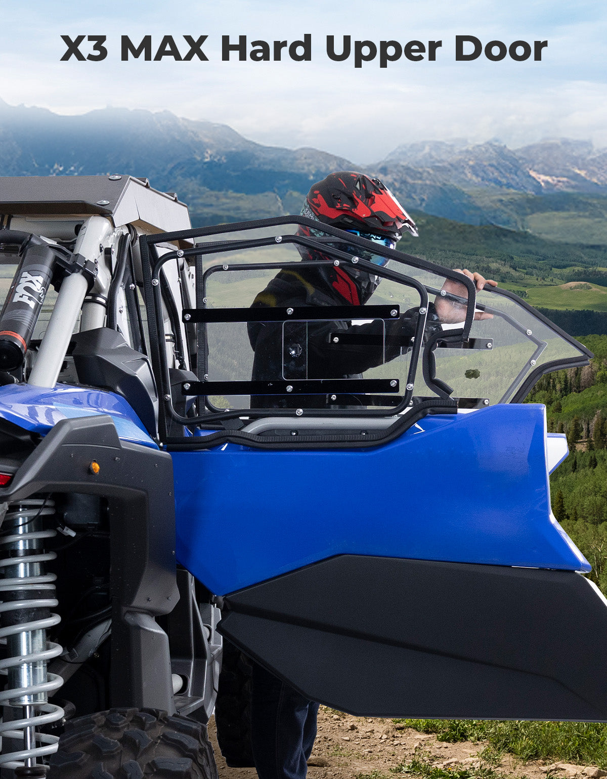KEMIMOTO Maverick X3 MAX Porte Superiori Rigide Ventilate