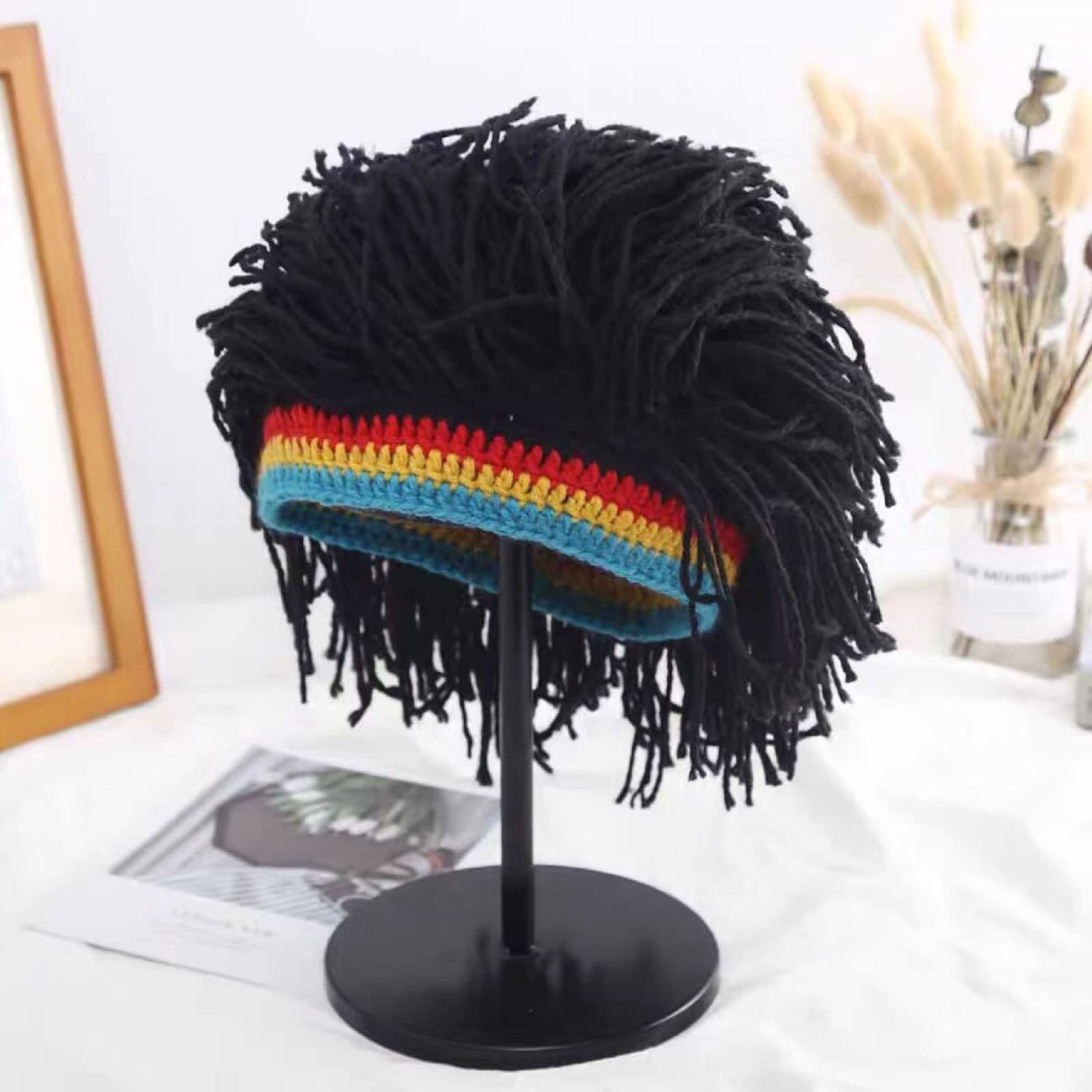 Kuuleyn Berretto Lavoro Maglia con Dreadlocks Unisex Caldo