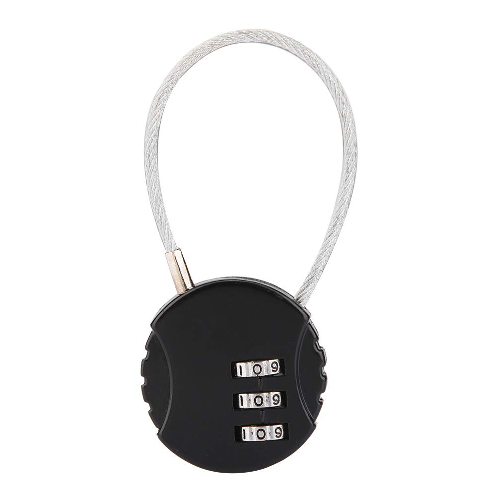 Kuuleyn Lucchetto Valigia Combinazione 3 Cifre Nero