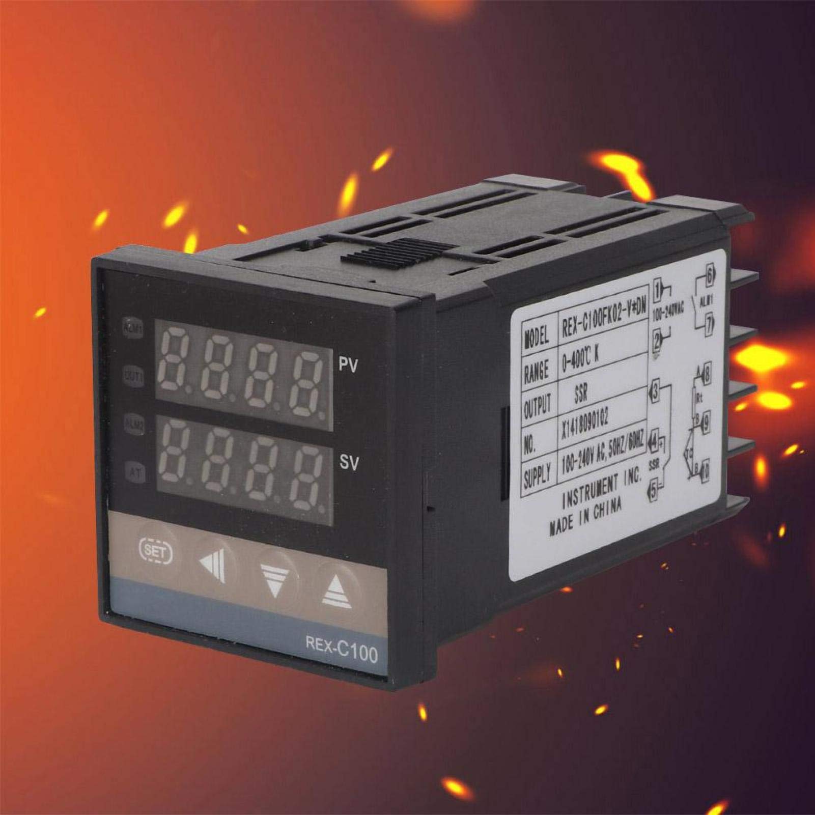 Kuuleyn Termoregolatore PID Digitale LED 0-400 °C Kit