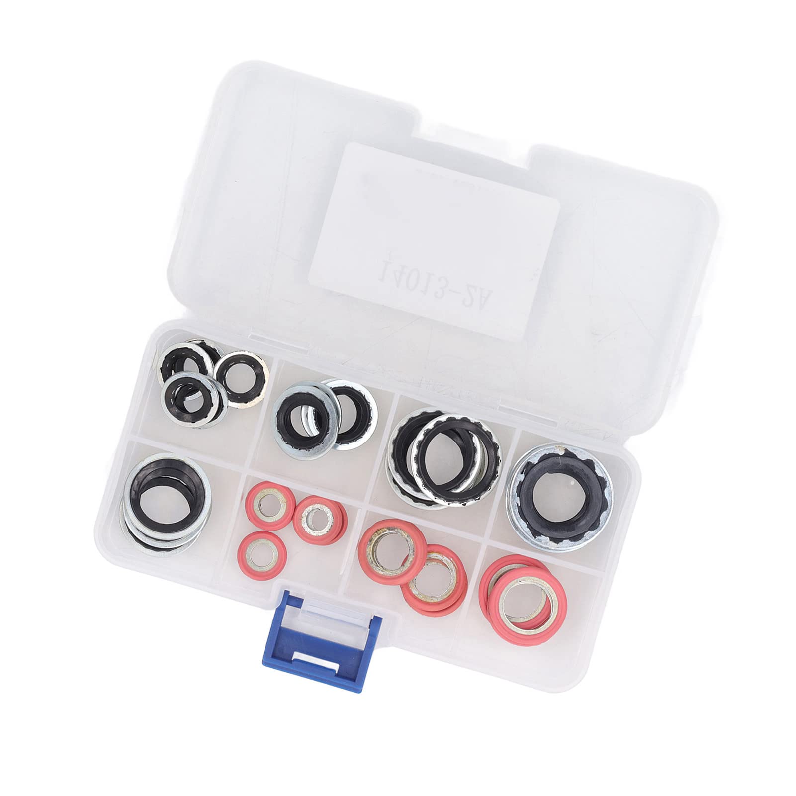 AOWINHIT Kit Guarnizioni Clima Auto 40 Pezzi Alluminio