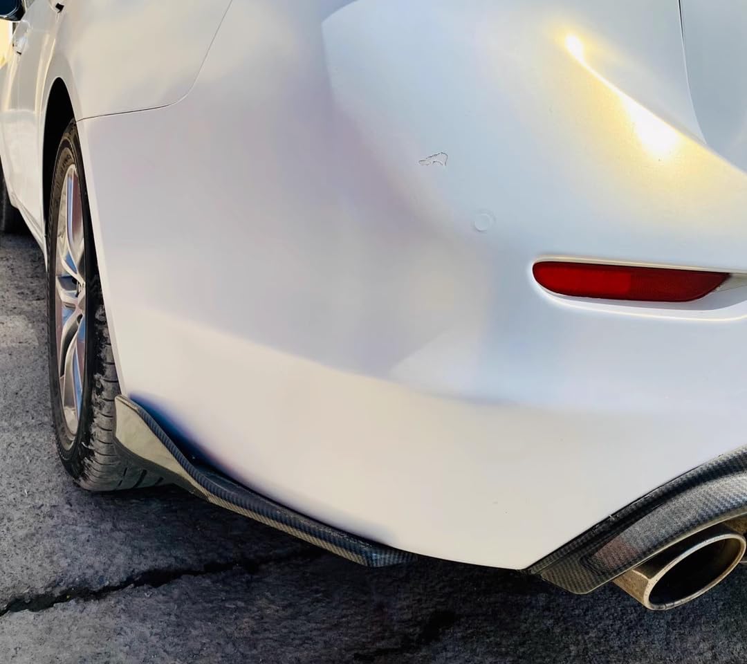 Kuuleyn Splitter Minigonne Auto ABS Carbon Look 2 Pezzi
