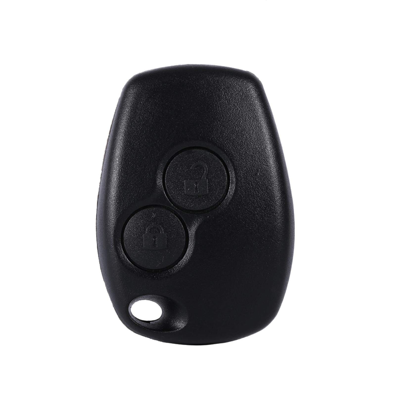 Kuuleyn guscio chiave auto 2 pulsanti Renault Kangoo Modus nero