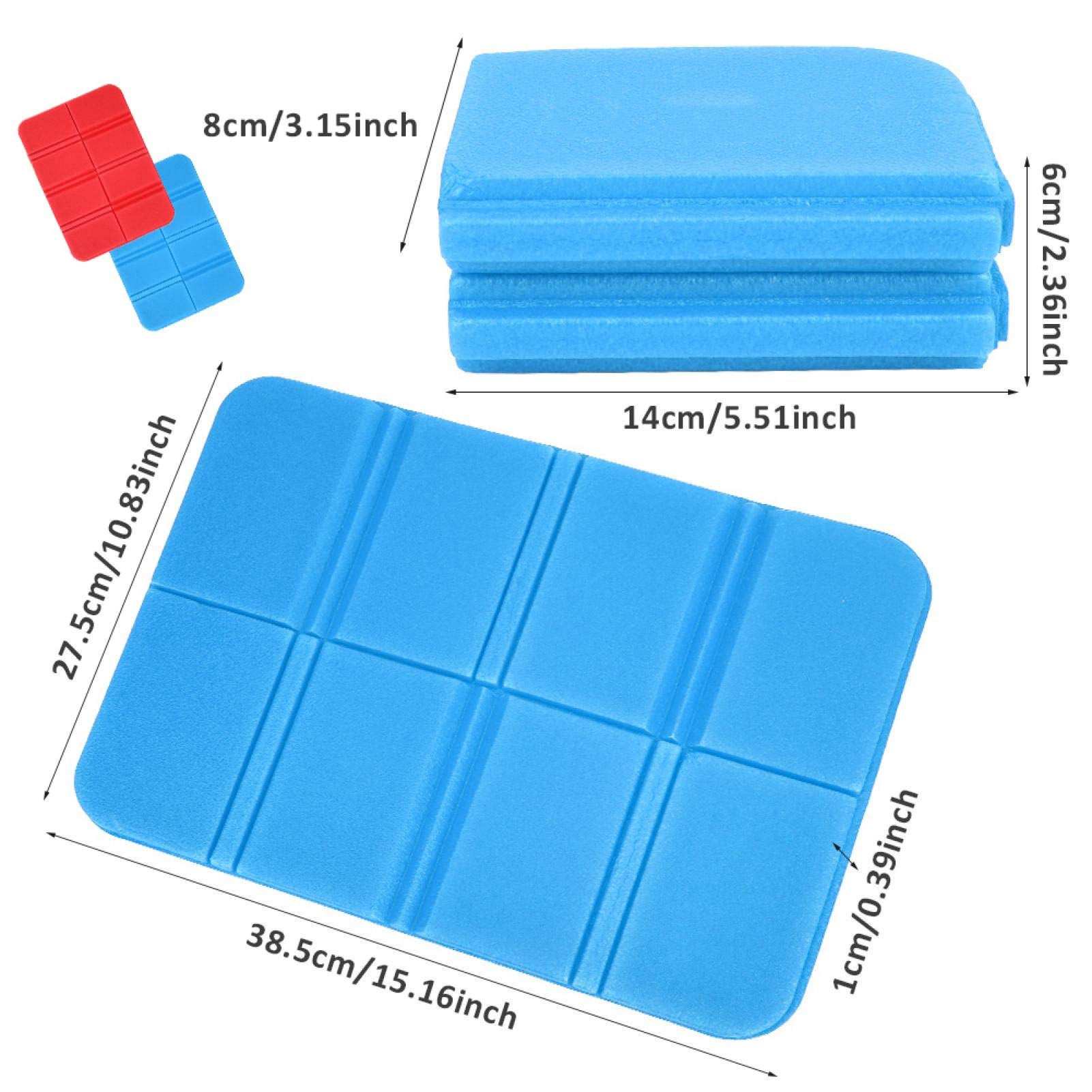 Kuuleyn Tappetino Pieghevole XPE Blu 4 Pezzi Impermeabile