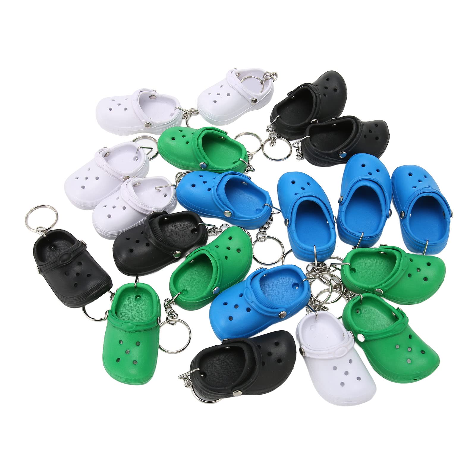 AOWINHIT Portachiavi Pantofola Silicone Mini Scarpe 20 Pezzi