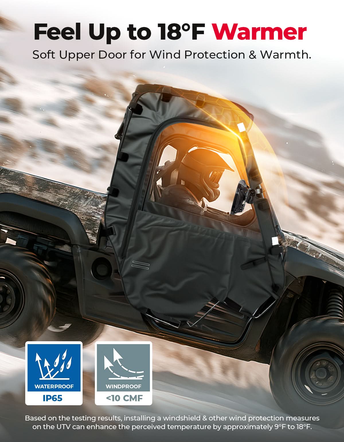 KEMIMOTO 500 700 Porte Morbide Cabina Impermeabili YKK