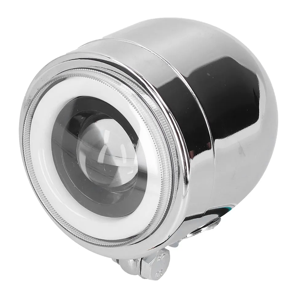 Hapivida faro led moto 4,25 pollici universale occhio angelo C