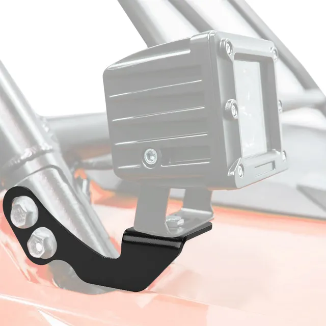 KEMIMOTO RZR staffe faro montante A 2 pezzi inox