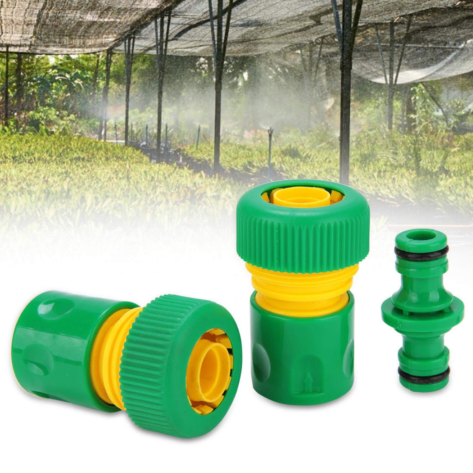 Kuuleyn Raccordo Tubo Giardino 1/2" Kit 3 Pezzi Rapido