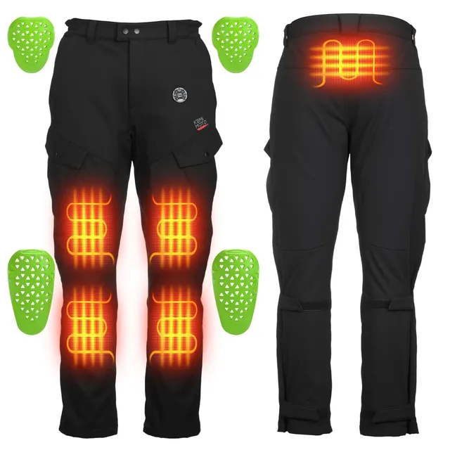 Kemimoto pantaloni moto riscaldati uomo batteria 10000mAh invernali