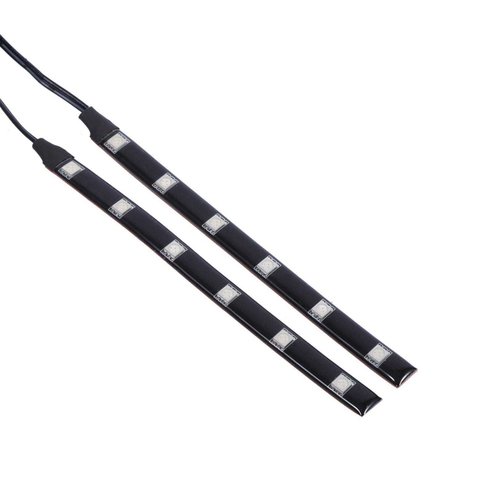 Kuuleyn 6LED 5050 frecce moto LED ambra 12V 2 pezzi