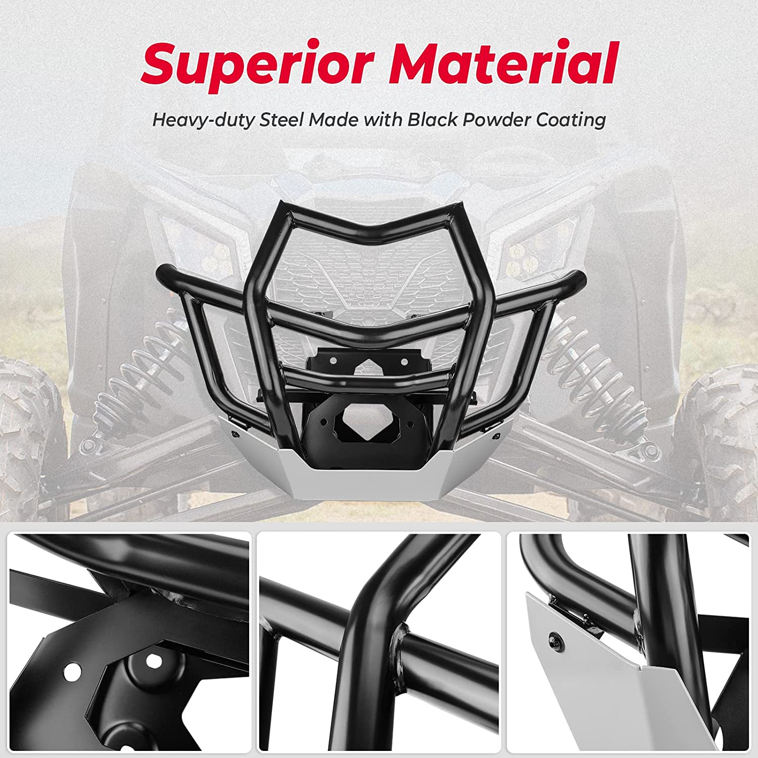 KEMIMOTO Paraurti Anteriore + Porte Basse Maverick X3