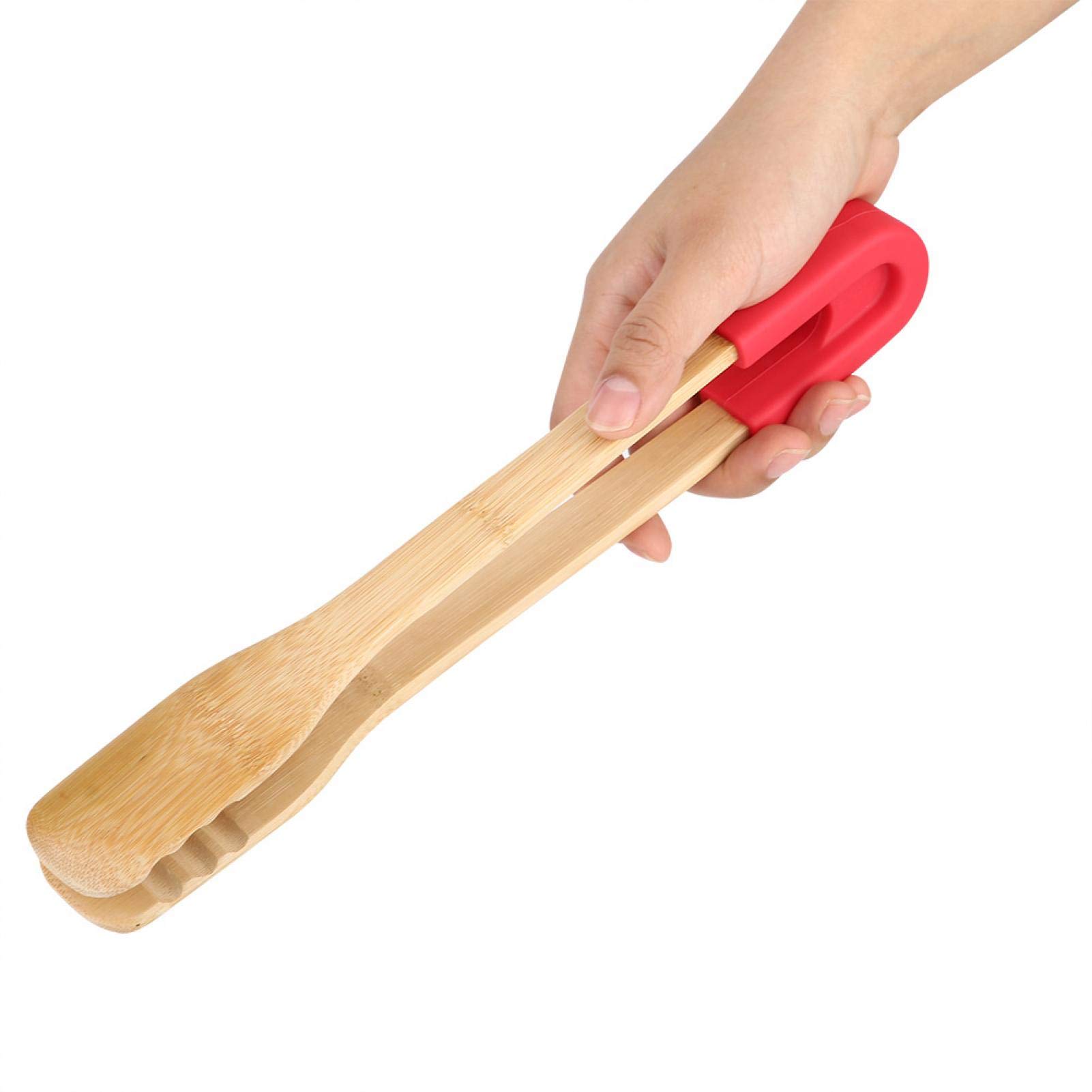 Kuuleyn Pinza Cucina Legno Rossa 30 cm Manico Silicone