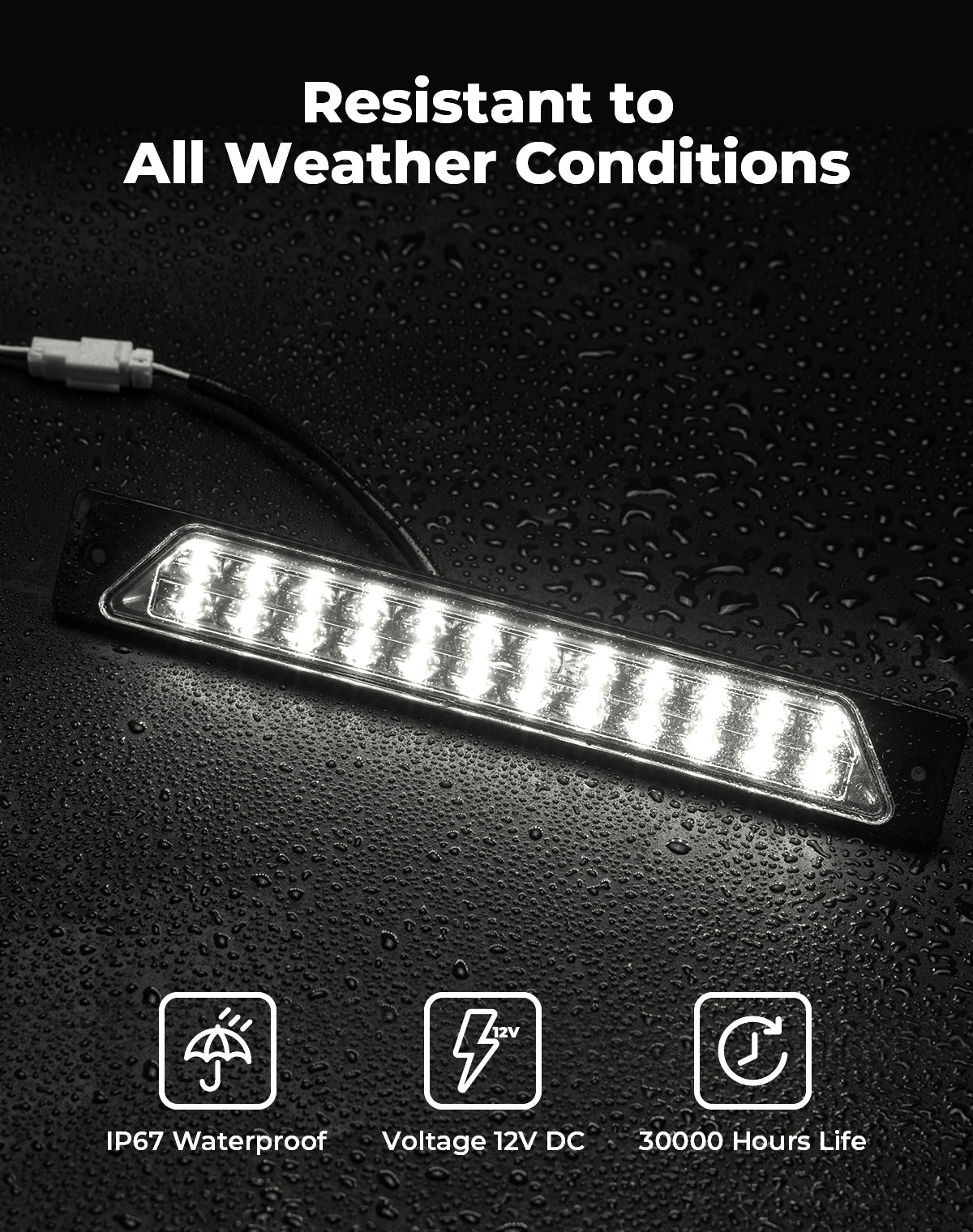 KEMIMOTO Cargo Bed luce cassone Can-Am Maverick LED