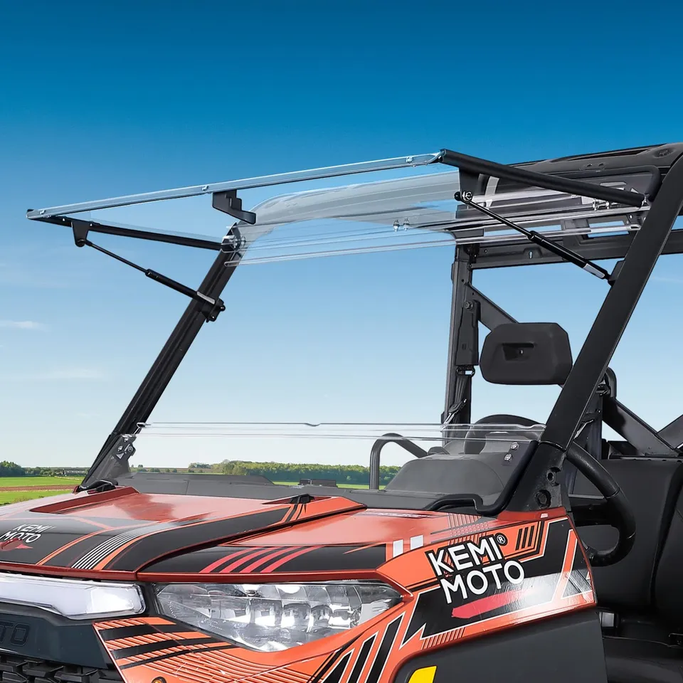 KEMIMOTO Ranger XP 1000 parabrezza flip 2 in 1 policarbonato