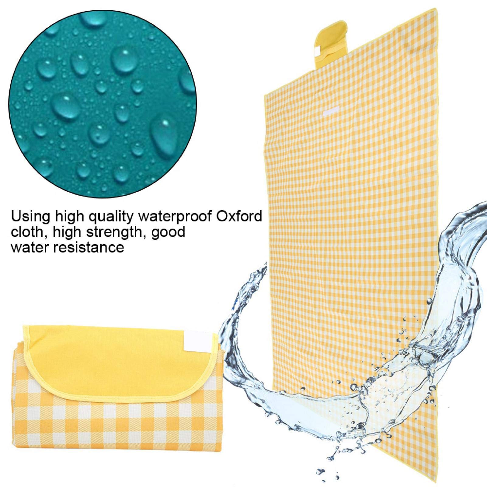 Kuuleyn Telo Mare Giallo 2000x1450 mm Coperta Picnic Impermeabile