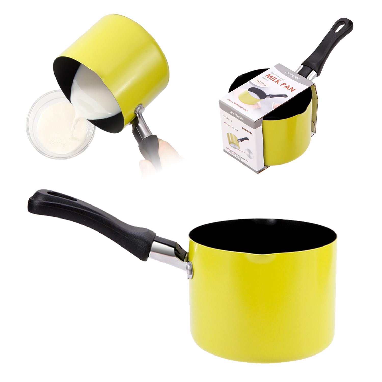 Hapivida Mini Casseruola 550 ml Verde Ø10 cm Antiaderente
