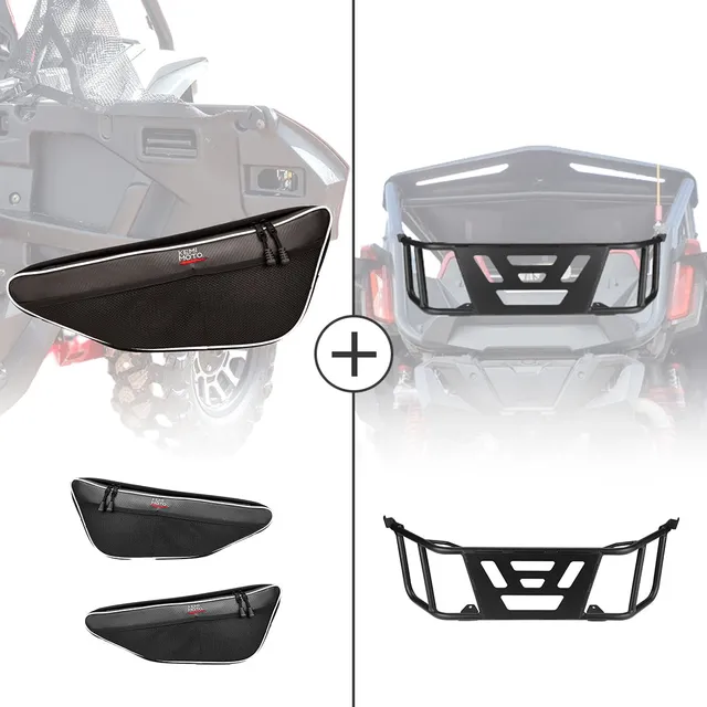 KEMIMOTO Talon 1000 borse portiera e sponda cassone acciaio