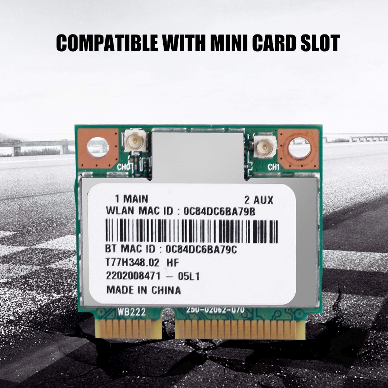 Kuuleyn AR5B22 Scheda WiFi Half Mini PCIe 300 Mbps