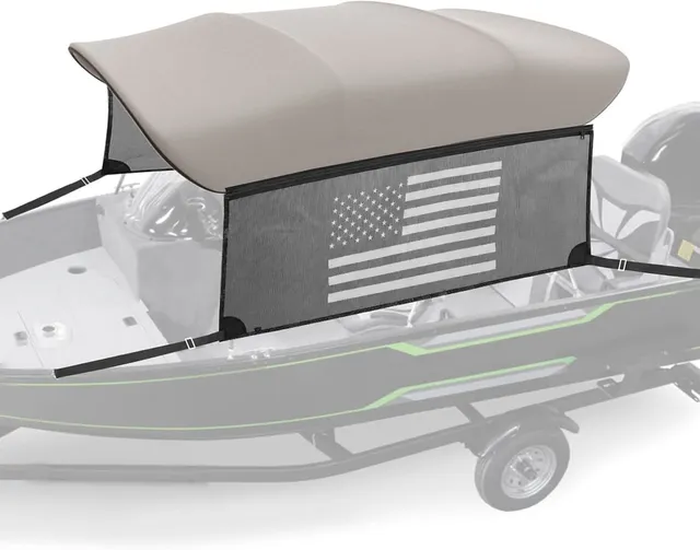 Kemimoto 4 Bow 8L 91-96 telo bimini barca grigio nautico