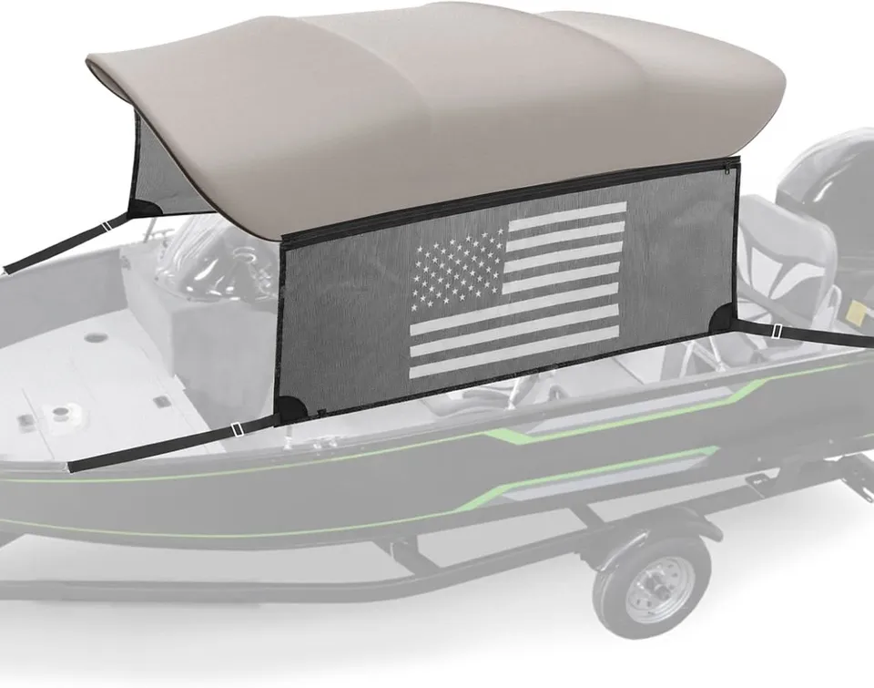 Kemimoto 4 Bow 8L 91-96 telo bimini barca grigio nautico