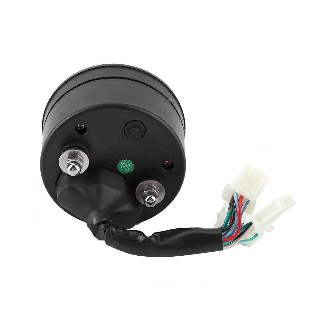 Kuuleyn Tachimetro LCD Moto Universale 12V Multifunzione Retroilluminato