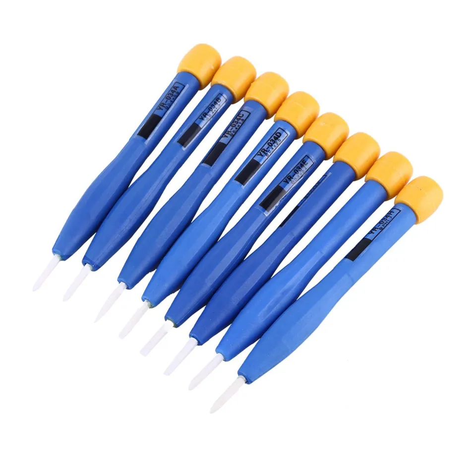 Kuuleyn set cacciaviti ceramica 8 pezzi antistatici circuiti