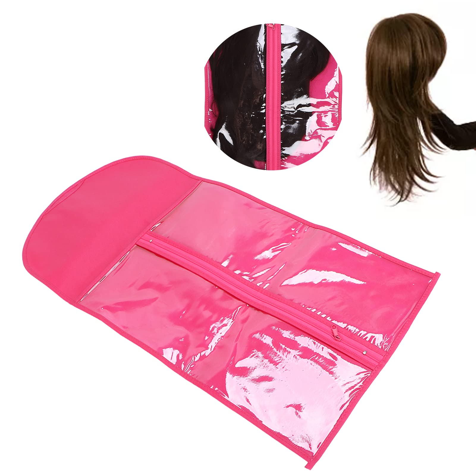 Kuuleyn Borsa Parrucche 60x30 cm Rosa Antipolvere