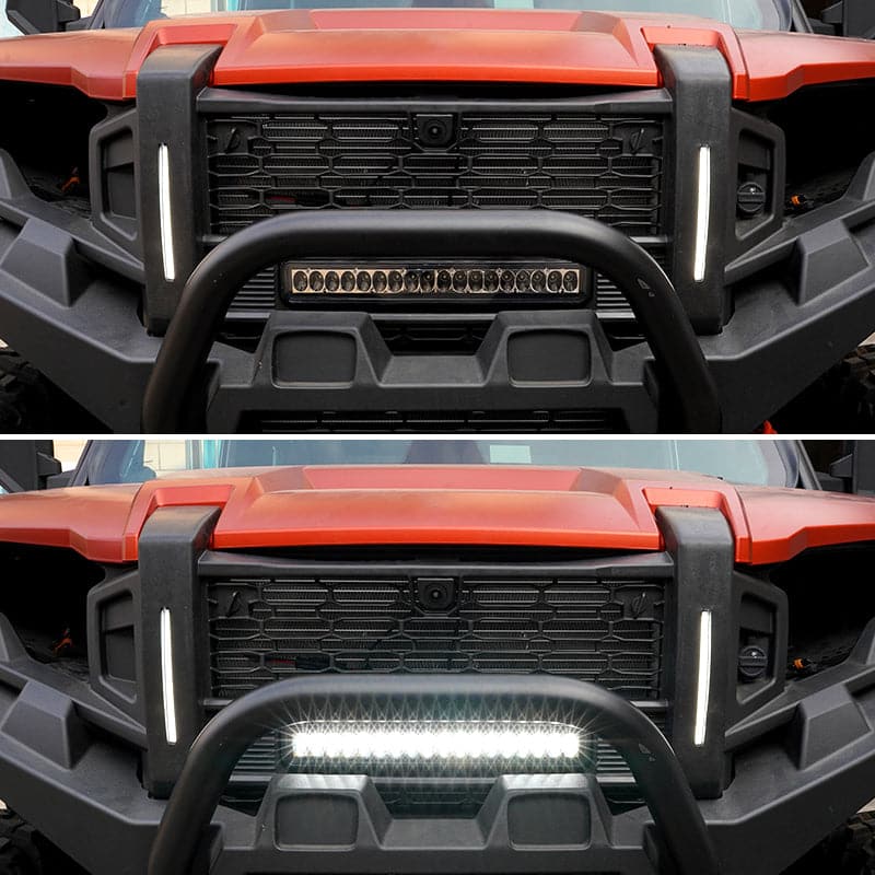 KEMIMOTO 2409 griglia anteriore Xpedition ADV con luce LED