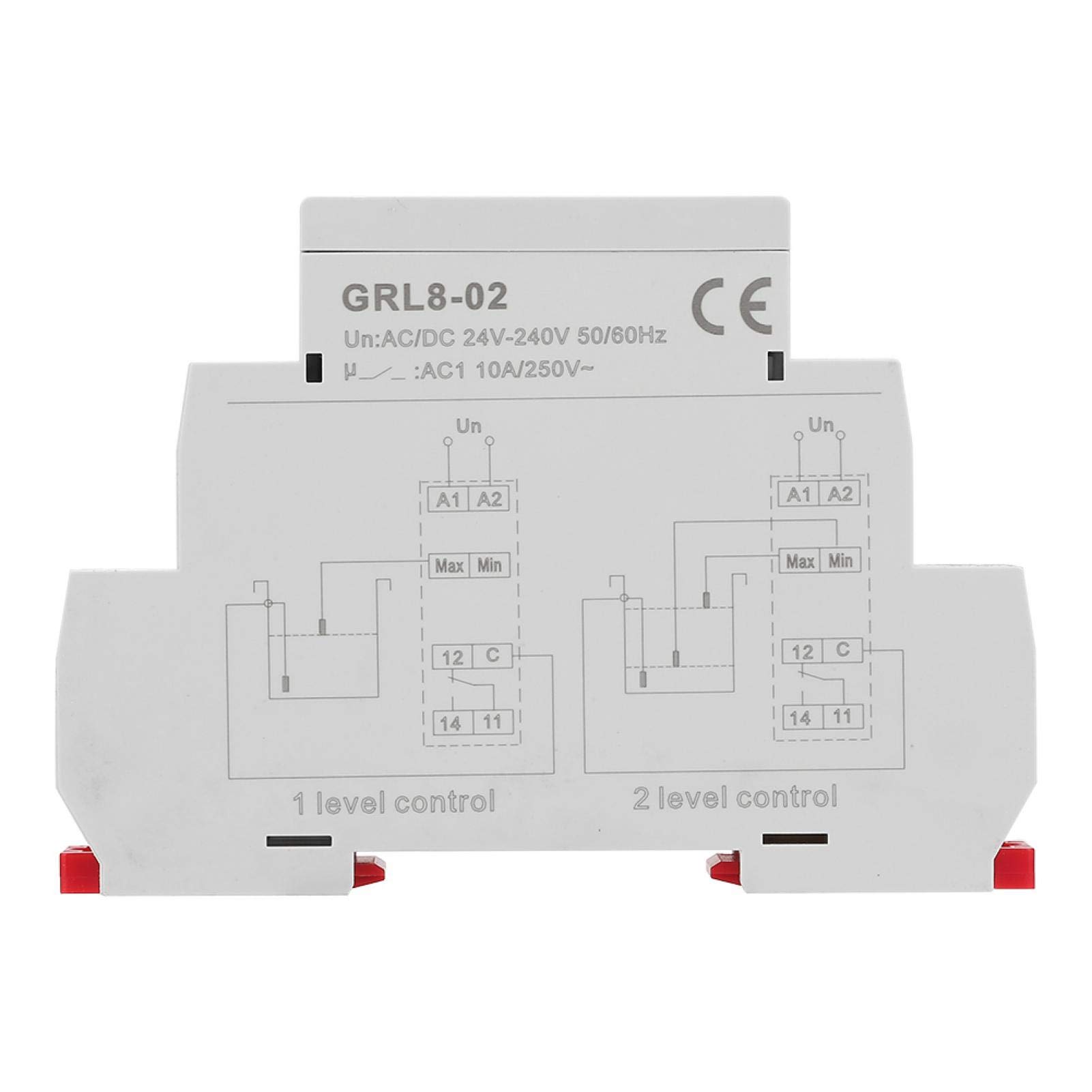 Kuuleyn GRL8-02 Relè Livello Liquido Serbatoio Guida DIN