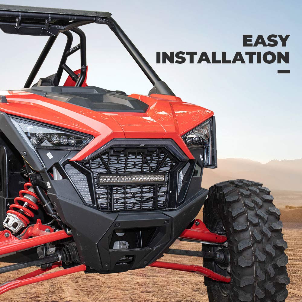 KEMIMOTO RZR PRO XP griglia anteriore mesh con barra LED