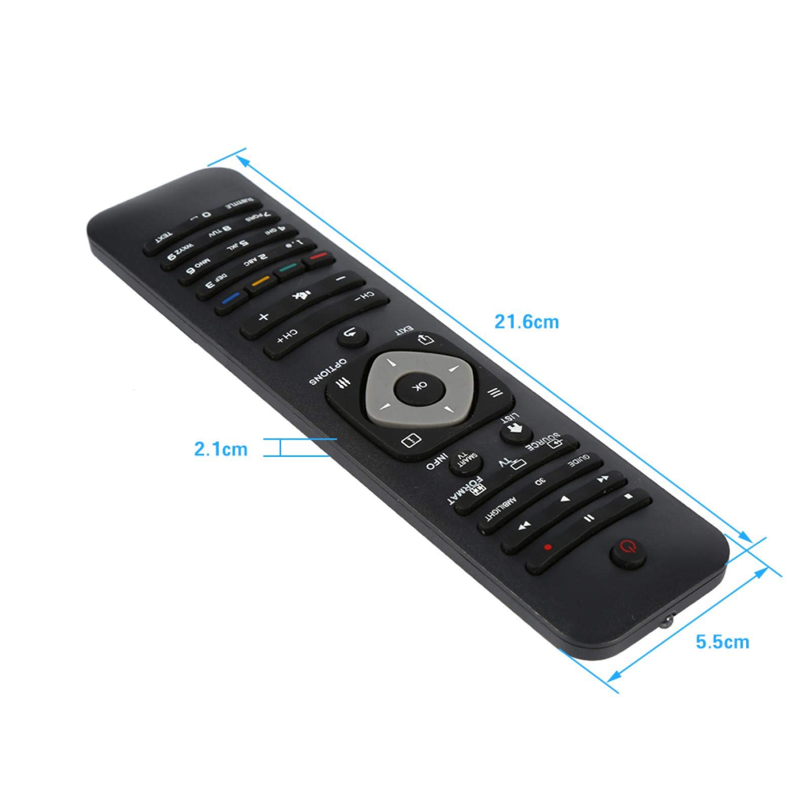 Kuuleyn Telecomando TV Universale LCD LED Nero 8 m
