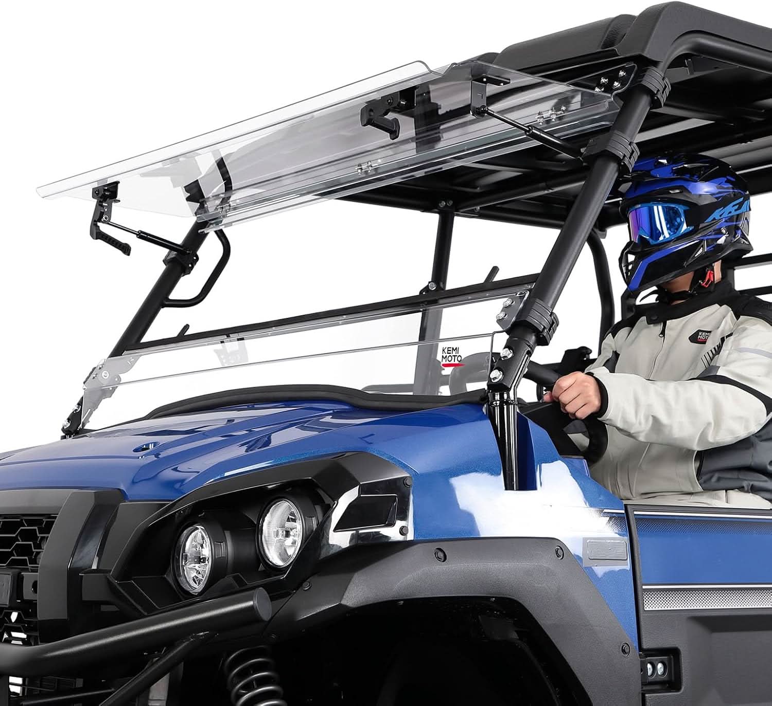 KEMIMOTO Parabrezza Anteriore 3-in-1 Kawasaki Mule Pro FXT