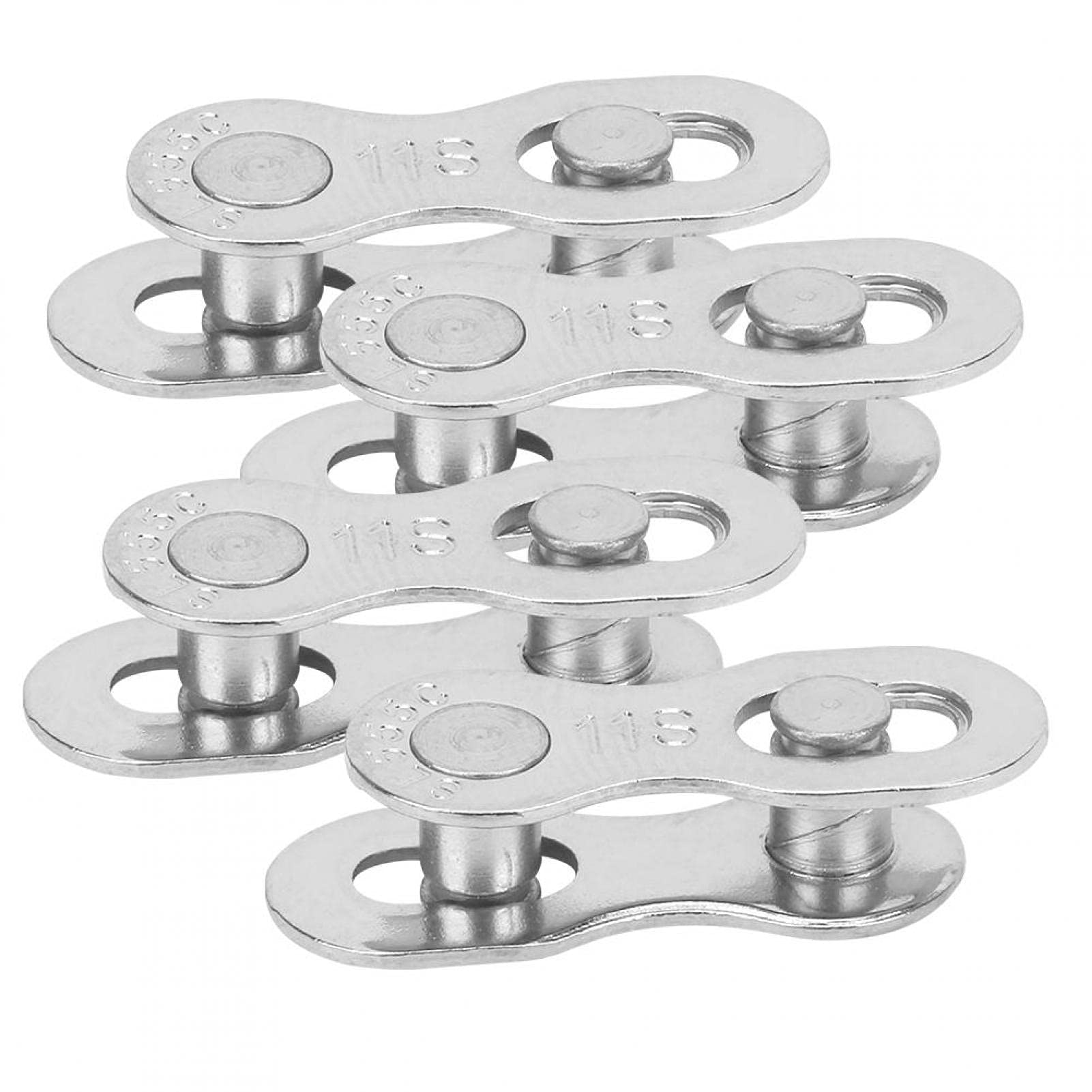 Kuuleyn Maglie Catena Bici 11 Velocità 4 Paia Argento