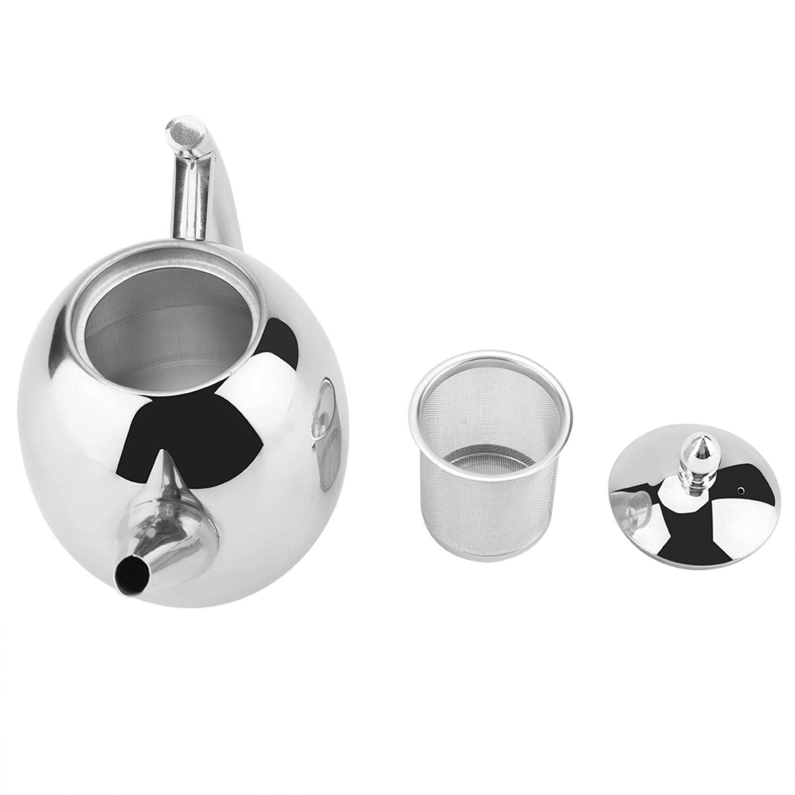 Kuuleyn teiera acciaio inox 1500ml con filtro rete