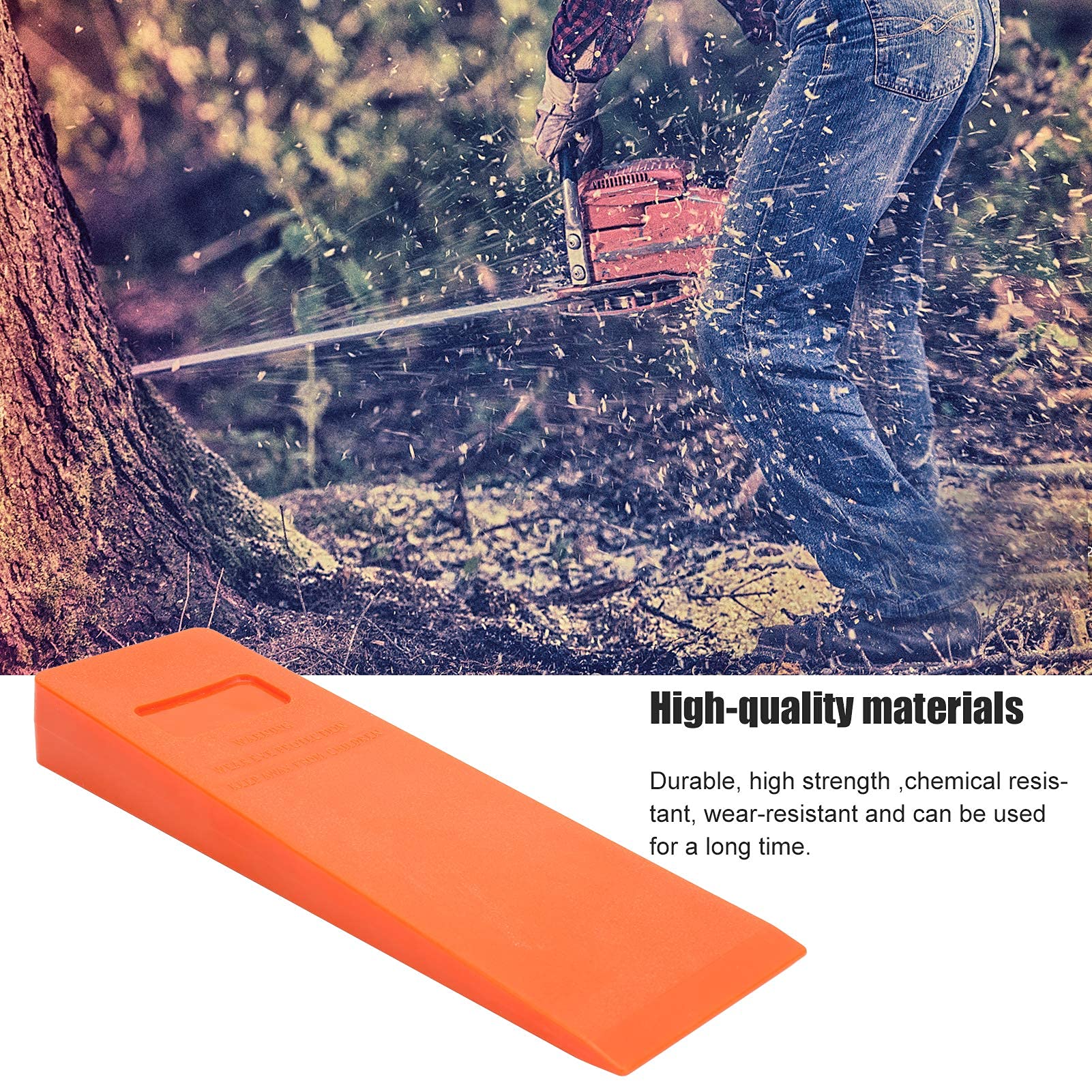Kuuleyn Cuneo Abbattimento 10 Pollici Cuneo Arancione Plastica Resistente
