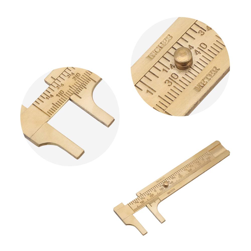 Kuuleyn Calibro a Corsoio 80 mm Ottone mm/pollici