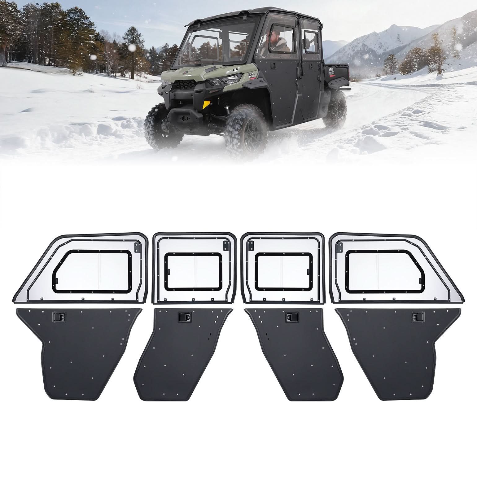Kemimoto porte 2-in-1 Can-Am Defender MAX HD