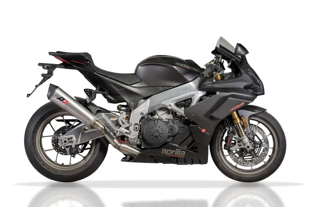 QD Exhaust Magnum Tronco-Cono scarico semi-completo titanio Euro4