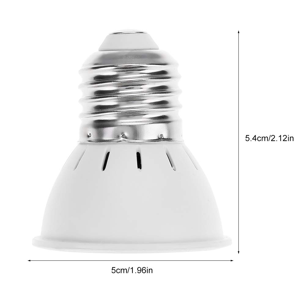 Kuuleyn Lampada LED Grow E27 36W 72 LED Spettro Completo