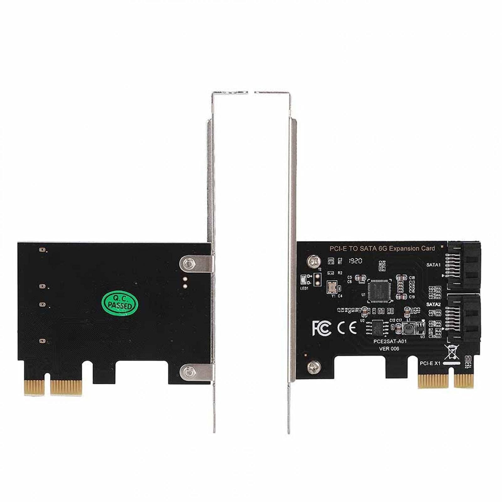 Kuuleyn Scheda PCIe SATA 6Gbps 4 Porte Hot-Plug